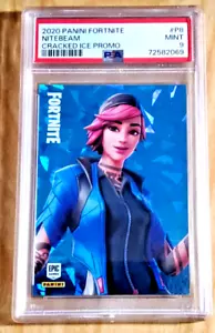 2020 Panini Fortnite NITEBEAM #P8 Cracked Ice Promo PSA 9 Mint USA - Picture 1 of 2