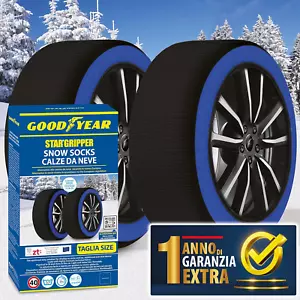 goodyear Calze Da Neve Star Gripper Omologate Italia EN 16662-1:2020 Due Catene - Foto 1 di 15
