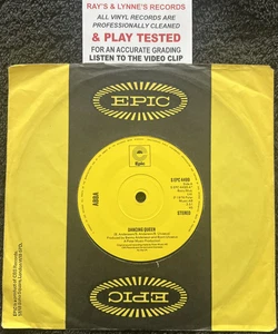 ABBA – Dancing Queen 7'' Vinyl 1976 1st PRESSING CLEANED/TESTED EX+ VIDEO CLIP - Picture 1 of 7