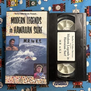 Modern Legends In Hawaiian Surf VHS M.R. To K.S. Tape Surfers Video Presents - Picture 1 of 3