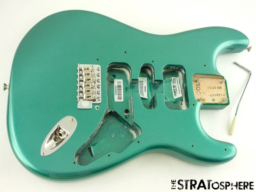 Fender Stratocaster Body Green for sale - eBay