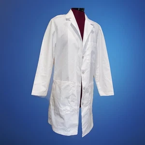 New Meta Fundamentals Womens Xxs Button Up Lab Coat 15113-011 - Picture 1 of 8