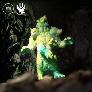 Figura de vinilo suave Sofubi H12CM Bear God Zectron sin caja - Imagen 1 de 5