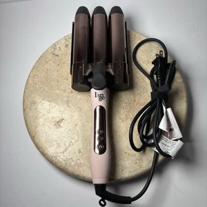 L'ange Hair Le Tridente Titanium Triple Barrel Wellenstab Lockenstab EUC - Bild 1 von 7