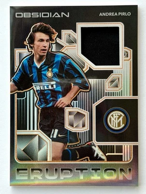 2020-21 Panini Obsidian Player Worn Material #/50 Andrea Pirlo Inter Milan - Image 1 of 4