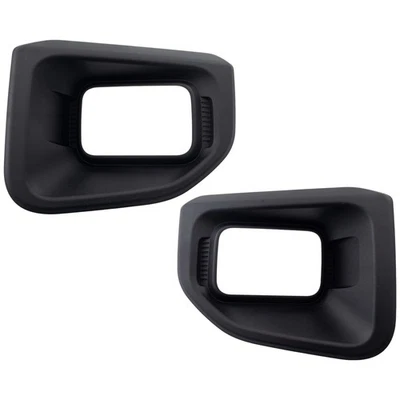 Set of 2 Fog Light Trims Driving Lamp  Driver & Passenger Side Left Right Pair - Image 1 of 4
