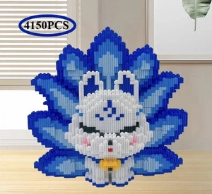 Large Nine-Tailed Fox Building Block Toys Cute Animal Toy Puzzle Gift - Picture 1 of 6