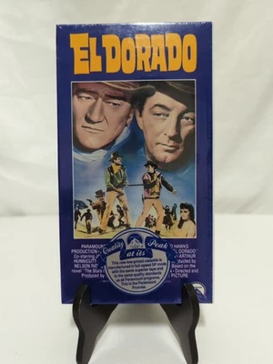 [NEW ][SEALED]El Dorado - John Wayne & Robert Mitchum - VHS - Imagem 1 de 3