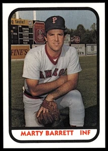 1981 TCMA #14 Marty Barrett Pawtucket Red Sox - Bild 1 von 2