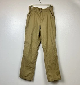 Pantalones Caqui Ligeros Calce Relajado Carhartt Para Hombre 33 X 34 Utilitarios Aire Libre Nuevos sin Etiquetas - Imagen 1 de 10