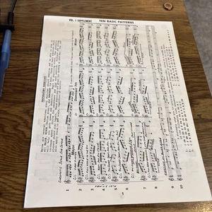 Jamey Aebersold Jazz Vol. 1 Supplement - Ten Basic Patterns - Picture 1 of 4