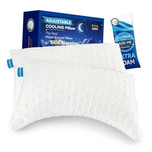 Side Sleeper Pillow for Adults, Cervical Pillow for Neck Queen Size(2 Count) - Picture 1 of 8