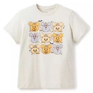 Camiseta Jack-o-Lantern Mickey Mouse Colores Cómodos Unisex Talla S-5XL Reimpresión - Imagen 1 de 2