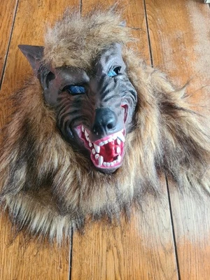 Wolf Mask Adult Excellent Condition Used - Image 1 of 3