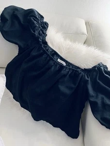 Abercrombie&Fitch❤️A&F Offshoulderbluse Carmenbluse Bluse Leinen Neu!! - Bild 1 von 4