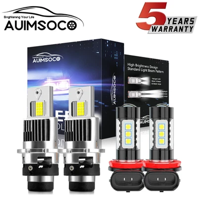 Faro LED haz bajo + bombillas antiniebla para Acura TSX 2004 2005 2006 2007 2008 Foto 1 de 4