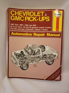 Manual de reparación Haynes 24064 (420) - Camionetas Chevrolet y GMC 1967-1987 2x4 4x4 - Imagen 1 de 8