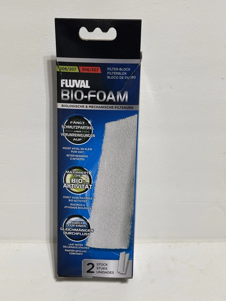 Fluval Foam Filter Block (204/205/306 & 304/305/306)- 2-Pack