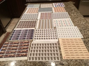 USPS (18)  Sheets of 13 Cent Stamps  $ 110.76 Face Value~ Various Topics - Picture 1 of 19