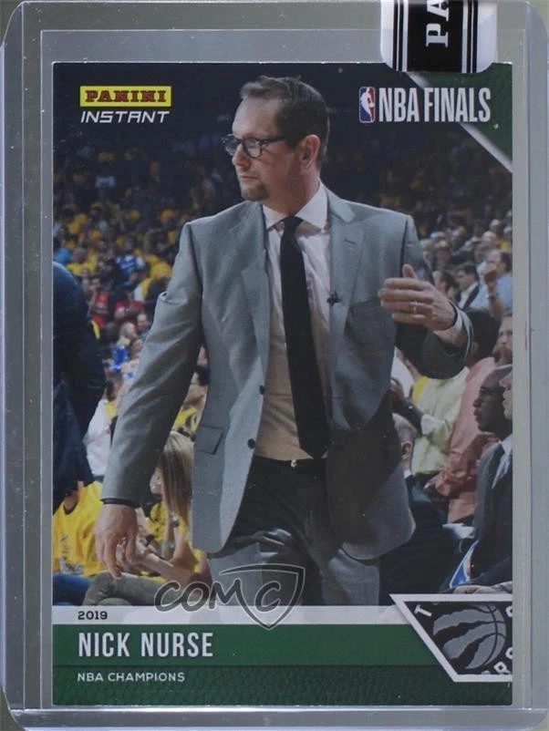 2018-19 Panini Instant NBA Finals Green /10 Nick Nurse #2 - Image 1 of 2