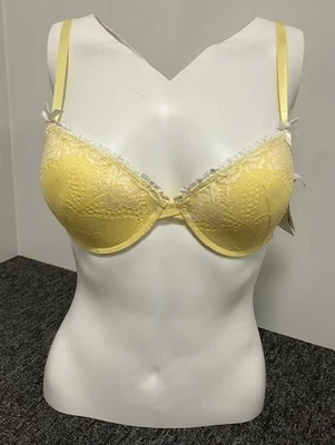 Carrie Amber Lace Underwired Bra CA5066B Yellow IN-STOCK - Image 1 of 2
