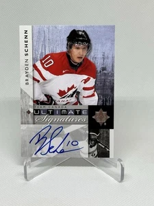 2012-13 Upper Deck Ultimate Collection Firme Brayden Schenn Auto Canada - Foto 1 di 2