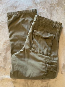 Pantaloni cargo Old Navy uomo 38x30 Olive Surplus Company larghi streetwear Y2K skater - Foto 1 di 11