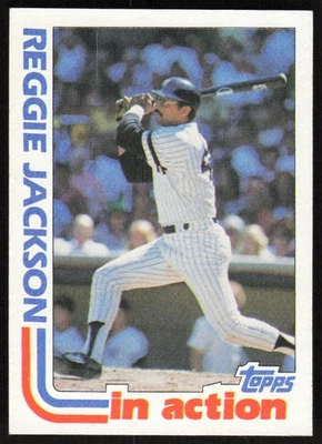 1982 Topps #301 Reggie Jackson - JBKB - Image 1 of 2