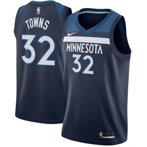 Minnesota Timberwolves Nike Jersey (Size XL) Men's Towns 32 Icon Top - New - Picture 1 of 1