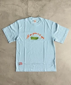 Bad Bunny "No me quiero ir de aqui” T-Shirt (M) Blue Exclusive PR Merch - Picture 1 of 10