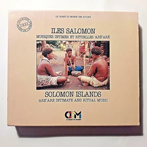 CD AUDIO + LIVRE - ILES SALOMON MUSIQUES INTIMES et RITUELLES ARé ARé - Imagen 1 de 3