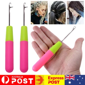 2pcs Weaving Tool Hook Dreadlock Needle Hair Crafts DIY Crochet Braid Latch - Picture 1 of 11