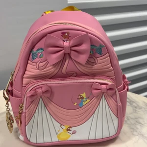 Disney Princess Loungefly Cinderella 70th Anniversary Pink Dress Mini Backpack - Picture 1 of 4