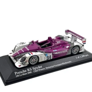 Modellino Auto Minichamps 1/43 Porsche RS Spyder #34 Winner Le Mans 2008 - Foto 1 di 6