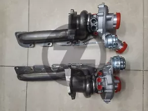 Genuine Mercedes-Benz Garrett Turbos Pair for S550 E550 CLS550 ML550 GL550 NEW - Picture 1 of 4
