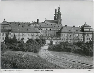 Castillo de Banz, Oberfranken, NPG Steglitz-Berlín gran foto original alrededor de 1910 - Imagen 1 de 3