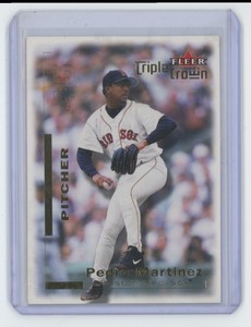 2001 Fleer Triple Crown Pedro Martinez Boston Red Sox #208