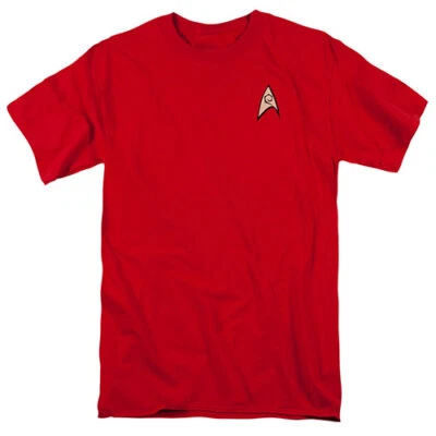 STAR TREK ENGINEERING UNIFORM Licensed Adult Men's Graphic Tee Shirt SM-5XL - Image 1 of 2