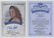 2016 Upper Deck Goodwin Champions Auto Melissa Baker #A-MB Auto