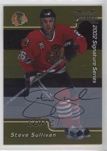 2002 ITG Be A Player Signature Series 2001-02 Buybacks Gold Steve Sullivan Auto