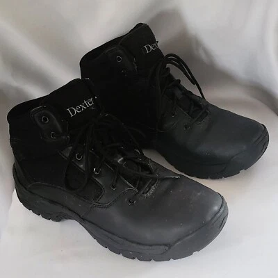 Botas de Trabajo Tácticas Dexter en Negro, Usadas Para Hombre Talla 12 Foto 1 de 4