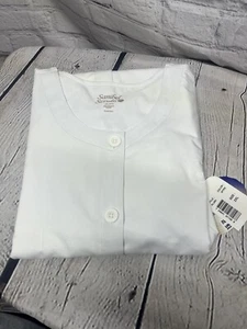 SANIBEL SCRUBS Medical/Dental Jacket White Lab Coat Womens 2XL New w/tags - Picture 1 of 8