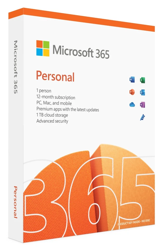 Microsoft Office 365 PERSONAL 1 year SEALED / ORIGINAL GENUINE - Image 1 of 1