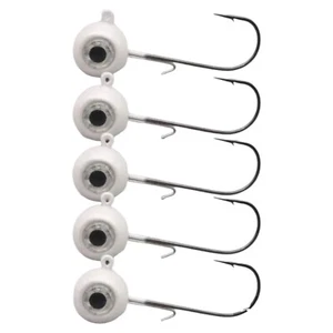 3/16 oz  Moon Eye Jig  5 Pack  WHITE  SEXYSHAD CHARTREUSE PICK YOUR   COLOR - Picture 1 of 8