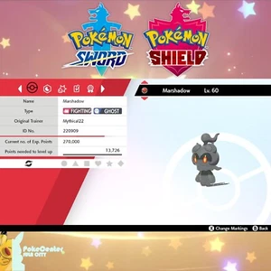 Marshadow Mythical22 π Pokemon Sword & Shield πEvent GameStop π UNTOUCHED - Picture 1 of 7