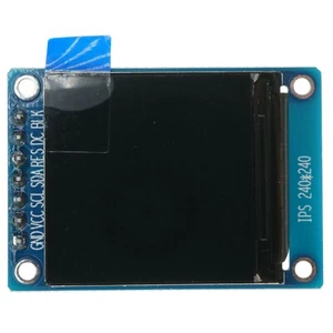 1.3" Inch IPS TFT LCD Display, Full Color 240x240 Pixel, ST7789 Driver, 3.3VDC - Picture 1 of 12