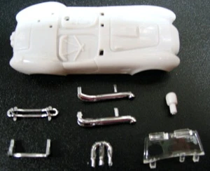 Kit carrozzeria auto slot Dash Motorsports Cobra scala HO per telaio stile T-Jet - Foto 1 di 1