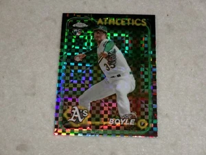 2024 Topps Chrome Joe Boyle X-Fractor Rookie Card Oakland A’s #91 - Picture 1 of 2