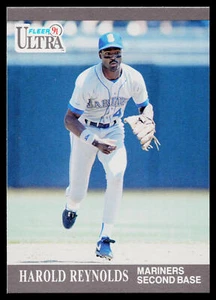 1991 Fleer Ultra Harold Reynolds #343 Seattle Mariners - Picture 1 of 2