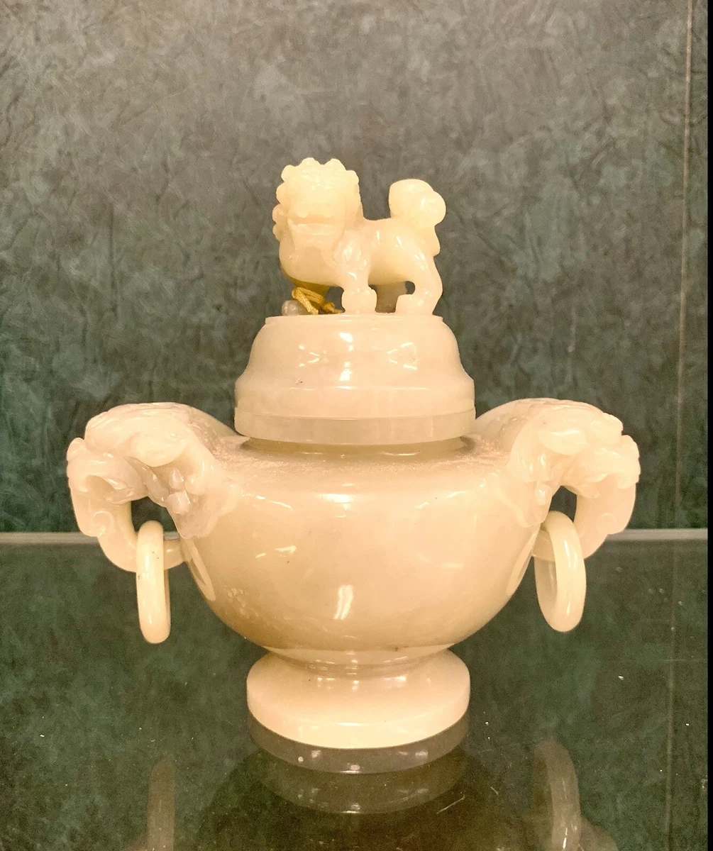 古董中国玉石香炉1900-1940 | eBay
